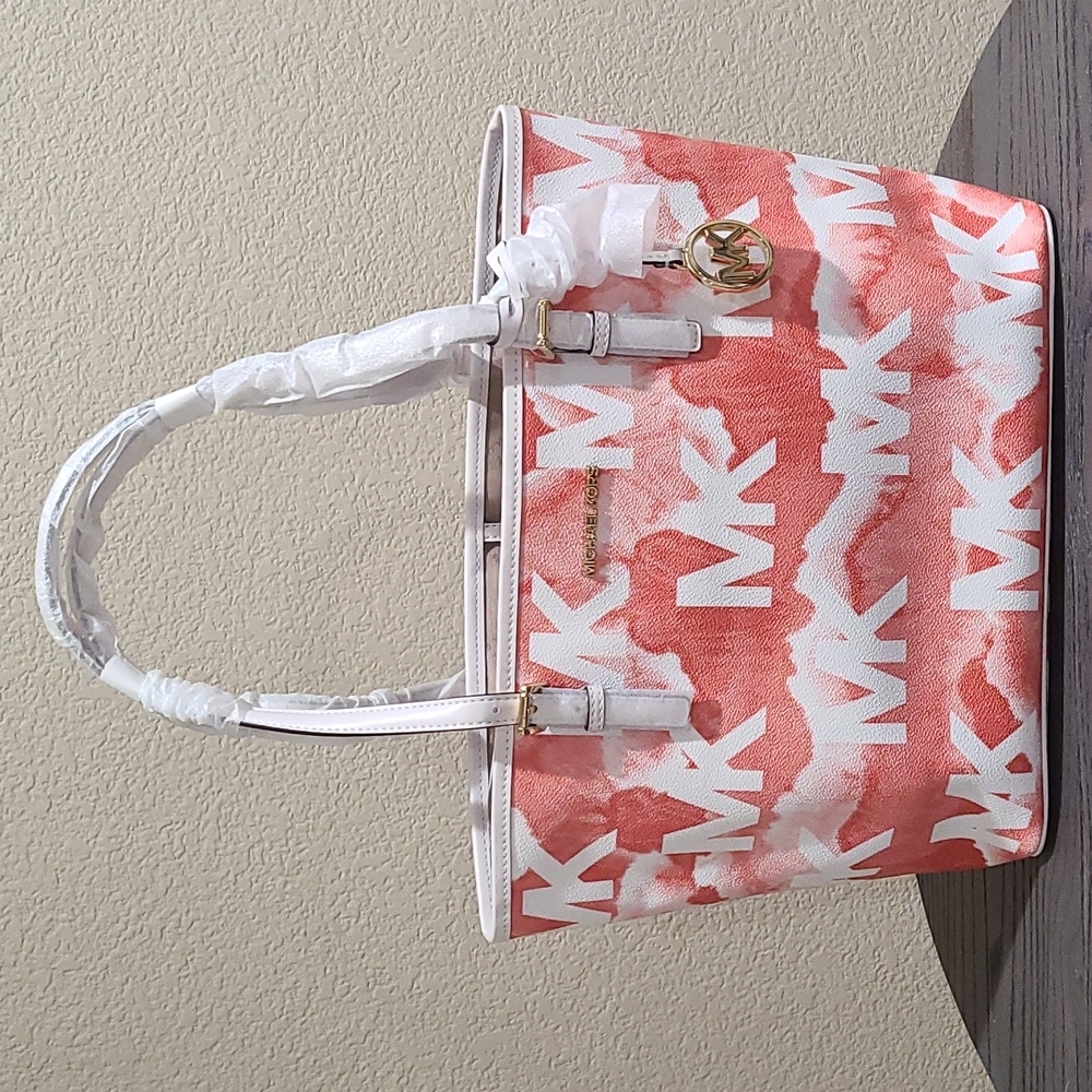 Michael Kors MD Carryall Tote Grapefruit Multi